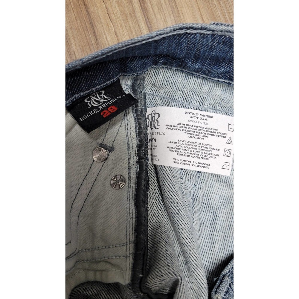 Rock & Republic Evelyn Denim Capri Jeans Pants - Picture 5 of 6